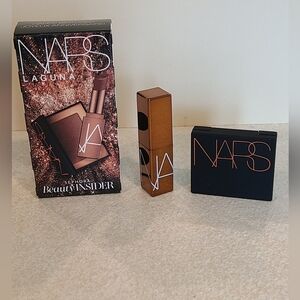 NARS Laguna Mini Bronzer and Afterglow Lip Balm Brand New in Box! FREE GIFT !